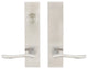 Waterfall Lever, Tubular Dummy Entry With Dummy Cylinder, Left Hand