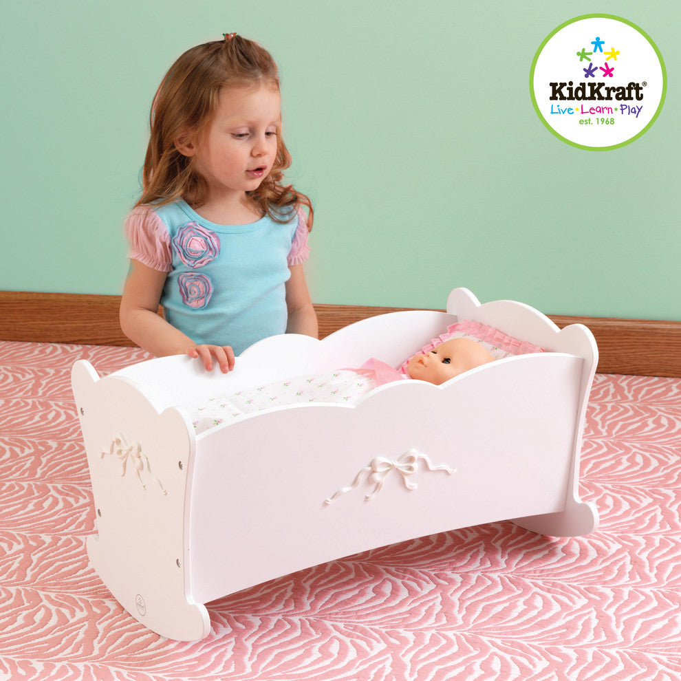 KidKraft Tiffany Bow Doll Cradle