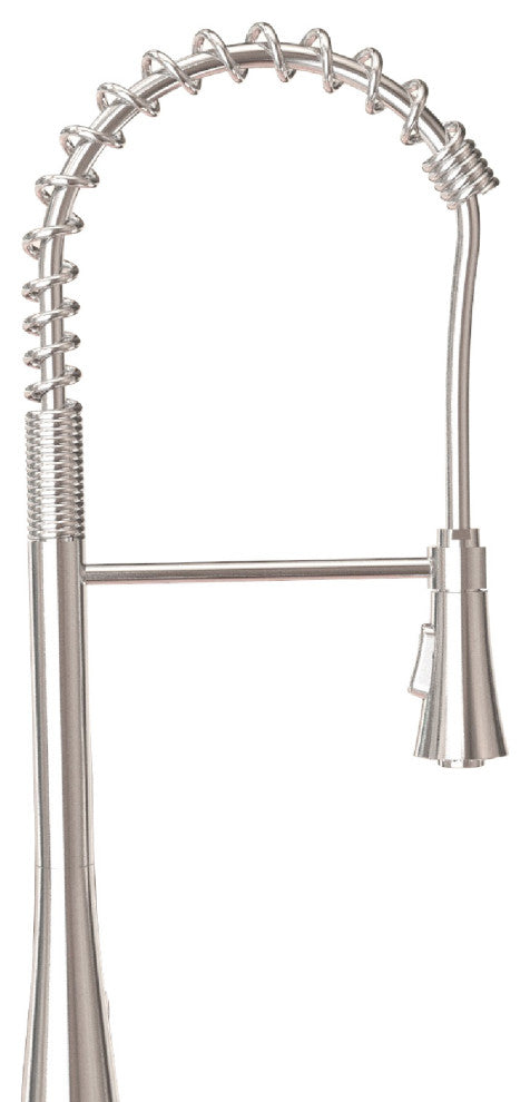 i2 Single Handle Pull-Down Pre-Rinse Kitchen Faucet, Polished Chrome