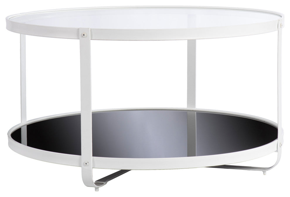 Barcroft Glass-Top Cocktail Table