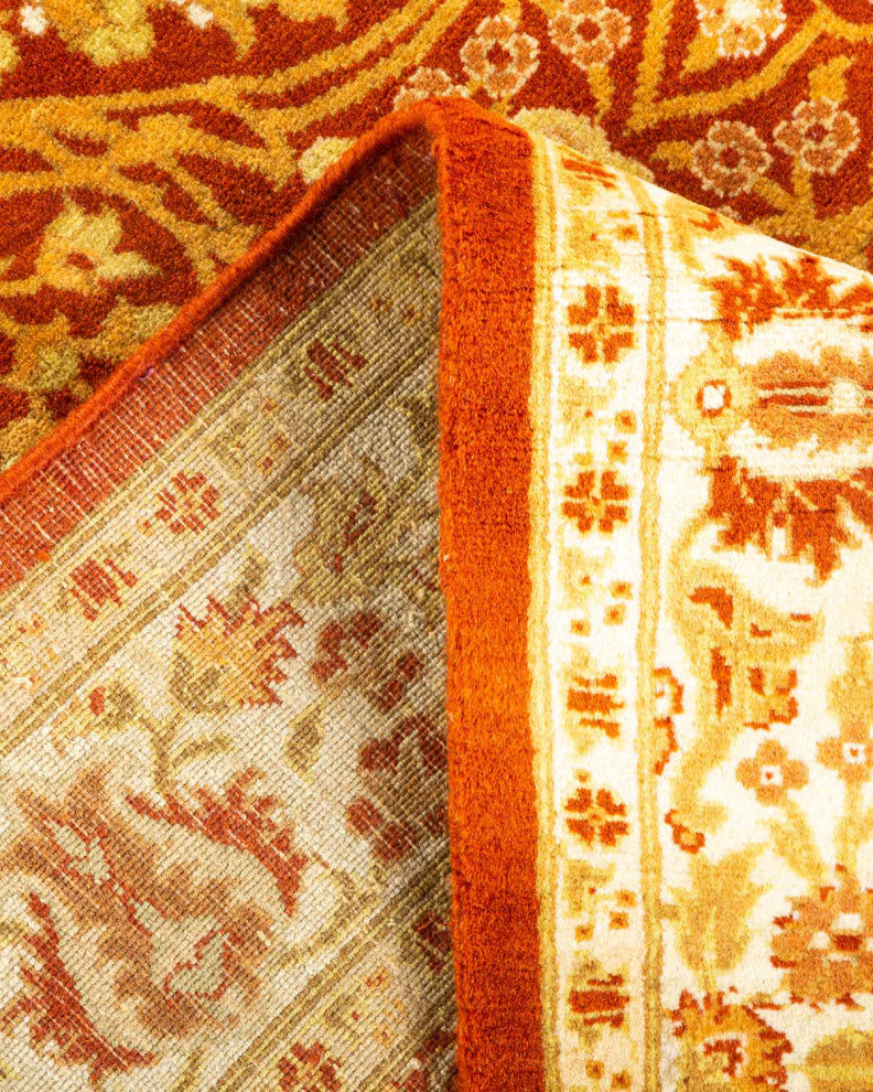 Mogul, One-of-a-Kind Hand-Knotted Area Rug Orange, 3'1"x5'6"
