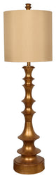 Langston Table Lamp, Gold Leaf
