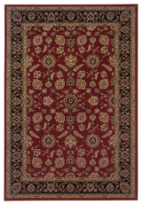 Oriental Weavers Ariana Collection Red/Black Oriental Indoor Area Rug 4'X5'9"