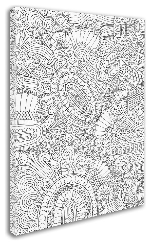 Hello Angel 'Doodles All Over 2' Canvas Art, 19x14