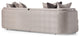 Carmela Mansion Sofa Zinc/Silver