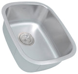 Nantucket Rectangle Undermount Bar and Prep Sink, 18 Gauge, 18.5"x15"x8"