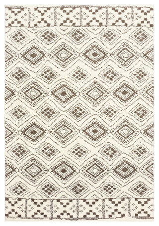 Oriental Weavers Sphinx Verona 1330W Moroccan Rug, Ivory/Brown, 5'3"x7'6"