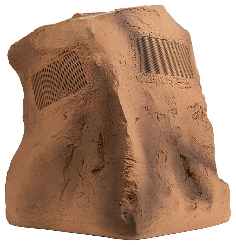 8" Omni Rock Single Speaker 360 Degree Outdoor Weather Resistant Brown