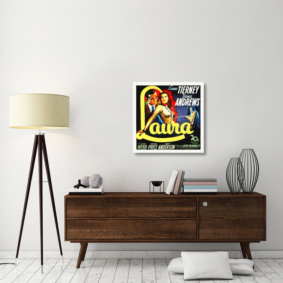"Laura, 1944" Stretched Canvas Giclee by Hollywood Photo Archive, 30x30"