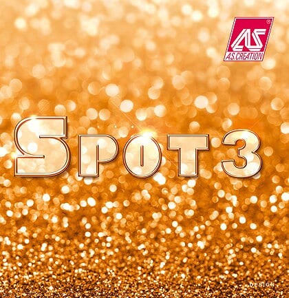 Spot 3, A Hint of Elegance Metallic, White Wallpaper Roll, Modern Wall Decor