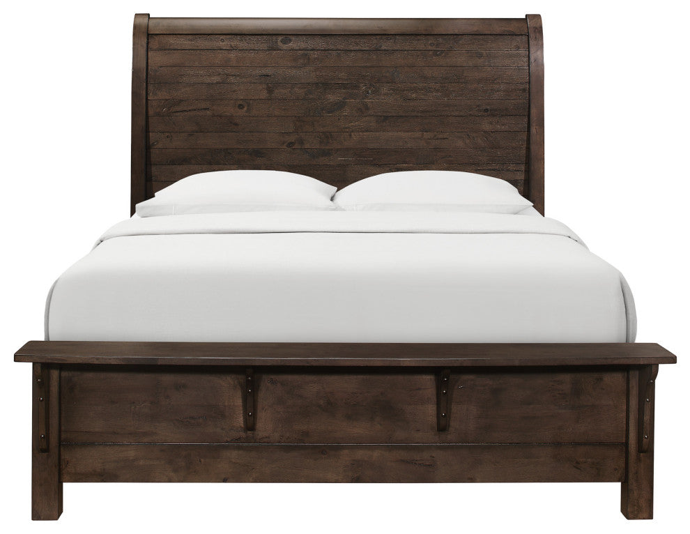 Duarte Bed, Ash Brown, King