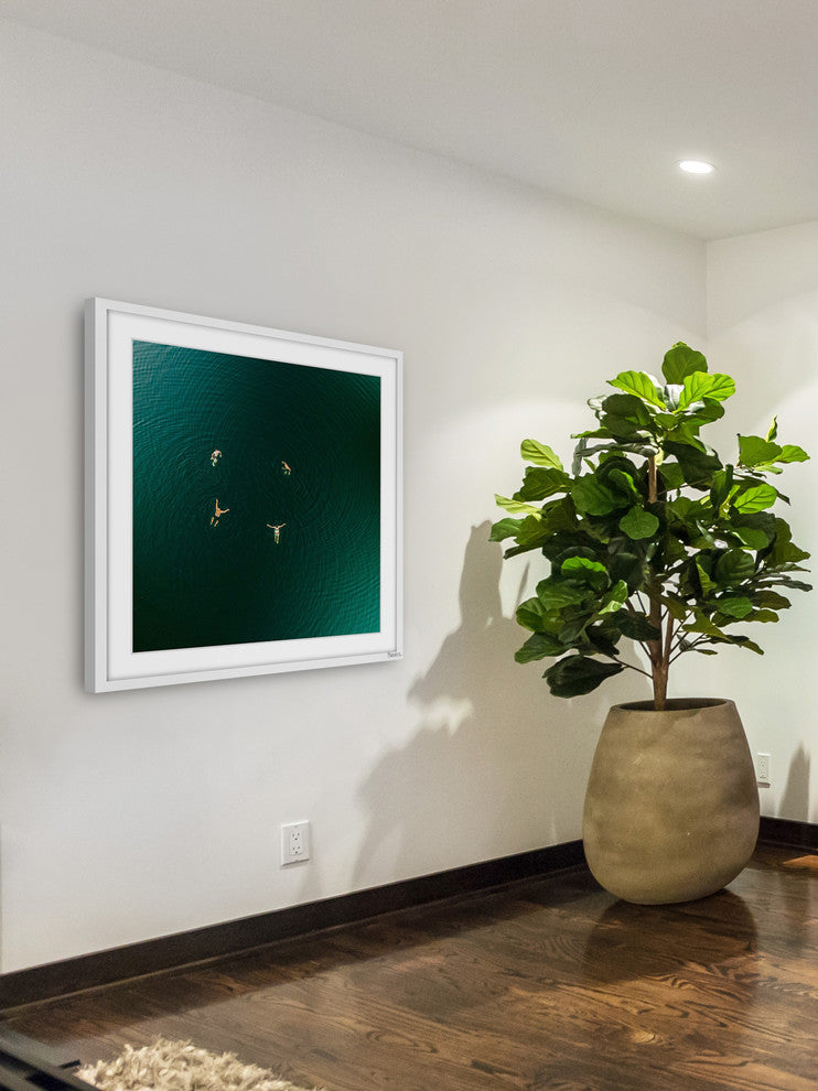 "Floating" Framed Print by Karolis Janulis