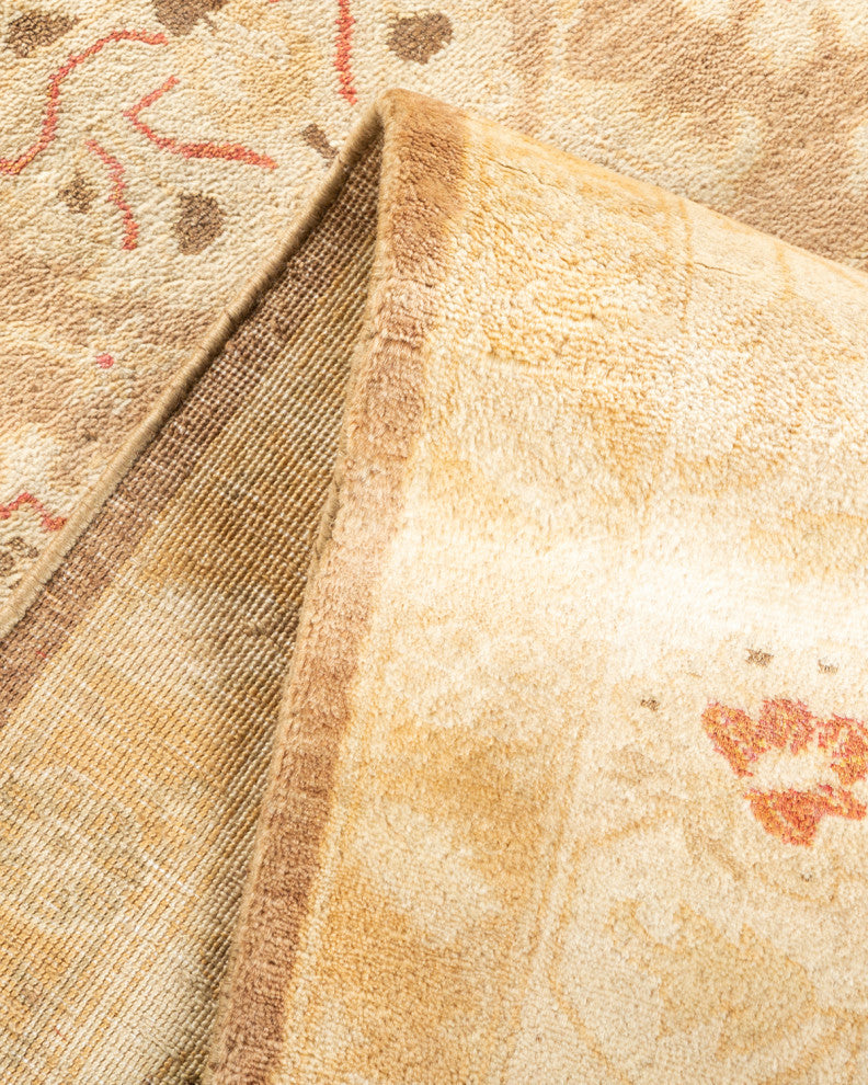 Mogul, One-of-a-Kind Hand-Knotted Area Rug Brown, 4' 4 x 7' 7