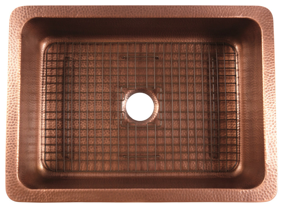 SinkSense Foster Antique Brown 25"x17" Kitchen Sink Bottom Grid