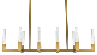 48" Adjustable LED Pendant, Satin Gold