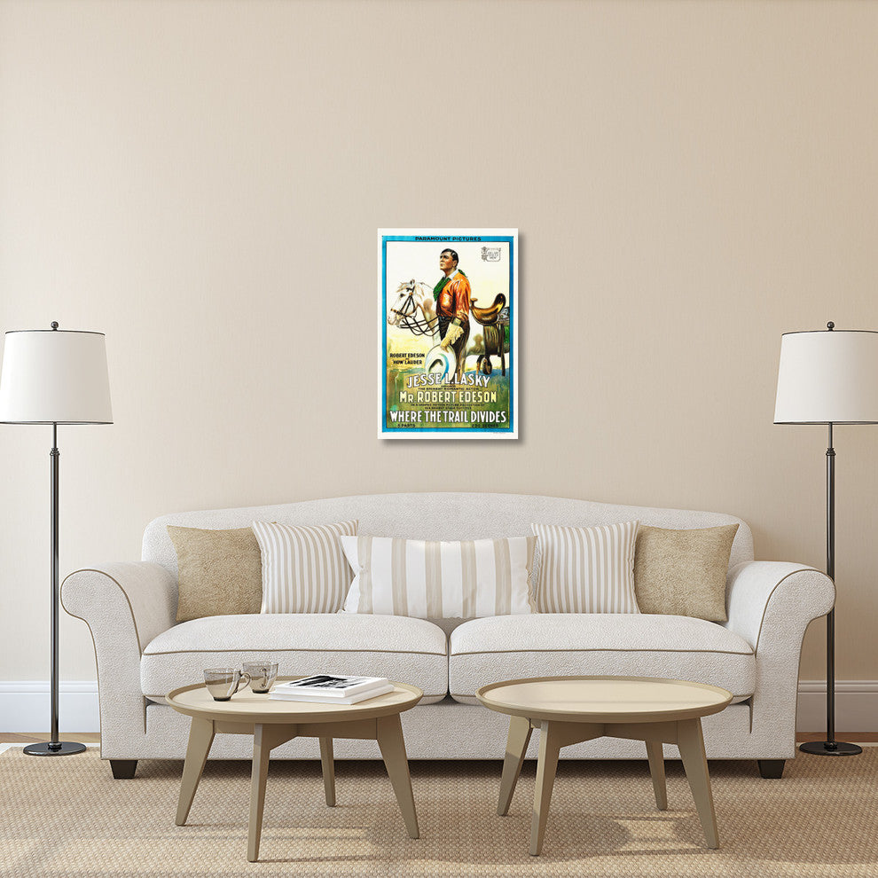 "Where The Trail Divides" Canvas by Hollywood Photo Archive, 24x36"