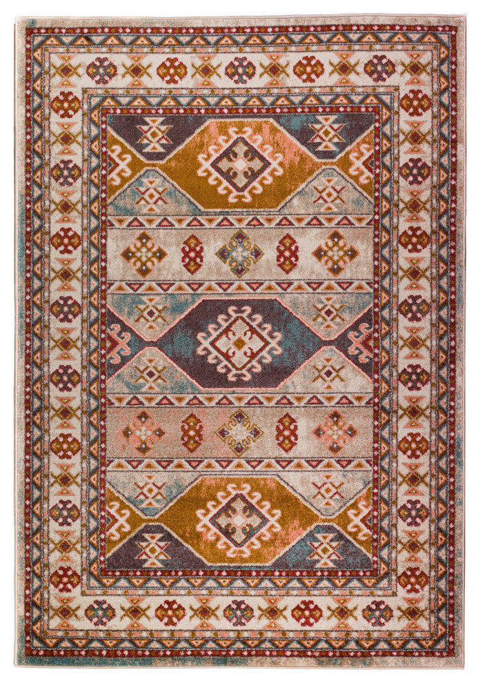 Parkerville Southwestern Diamonds Rug - Beige - 7' 10" X 9' 10"