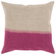 Surya Dip Dyed DD-014 18"x18" Pillow Kit, Dark Purple/Khaki