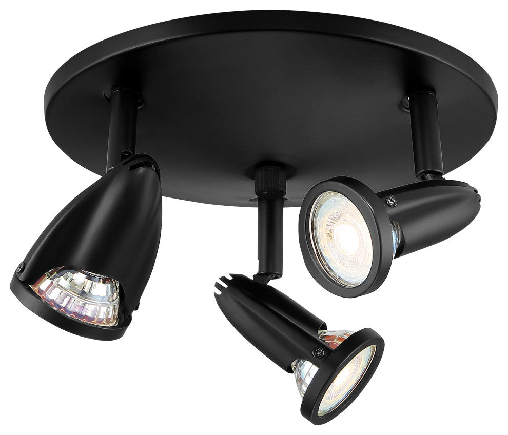 Cobra LED Spotlight Cluster in Black