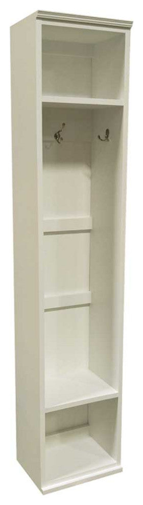 Entryway Locker, Old Cottage White