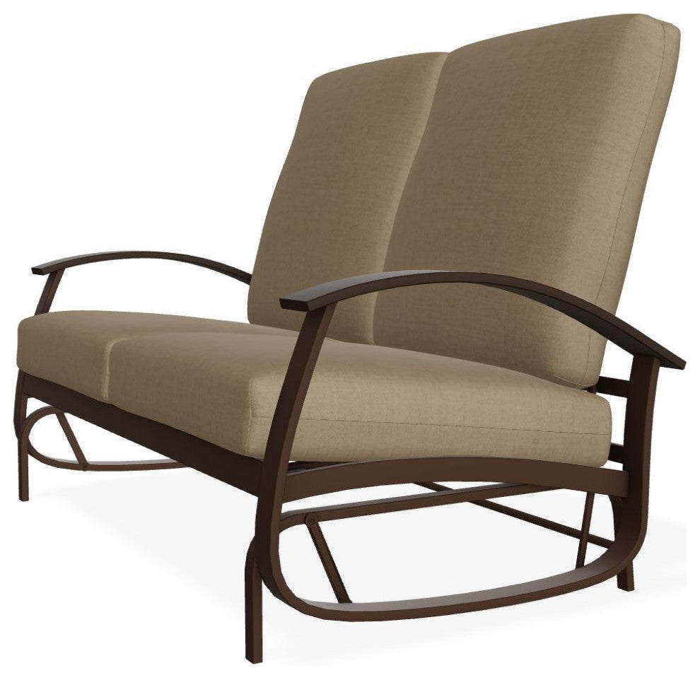 Belle Isle Cushion Deep Seating 2-Seat Glider, Wren/Kona