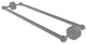 Prestige Skyline 24" Back to Back Shower Door Towel Bar, Matte Gray