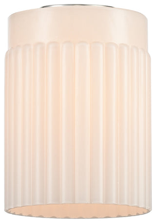 Edison Hadley 5" Sconce, Oil Rubbed Bronze, Matte White Shade