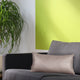 Kidney Pillow, Pewter, Polyester Insert