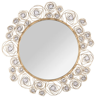 Varaluz 500MI37 Ethereal Rose 37-3/4" Diameter Circular Steel - Havana Gold