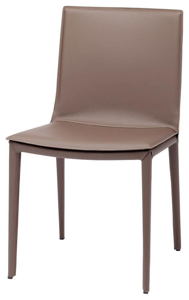 Nuevo Living Palma Dining Chair, Mink Leather