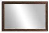 LaRue Framed Wall Mirror, Bronze, 20" X 24"