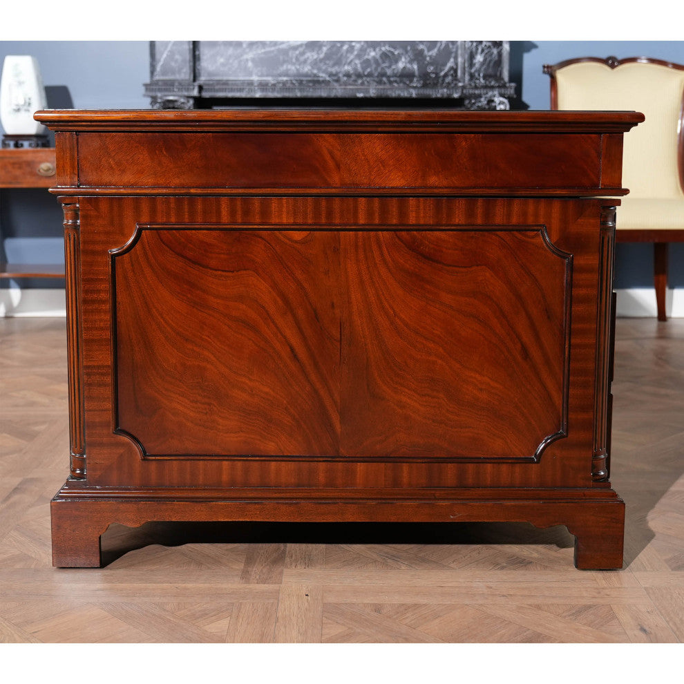 Large Mahogany Executive Desk