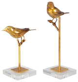 Uttermost Passerines Bird Sculptures, Set of 2