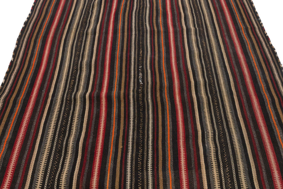 Vintage Anatolian Kilim Rug 5' 4" x 6' 11", 64 in. x 83 in.