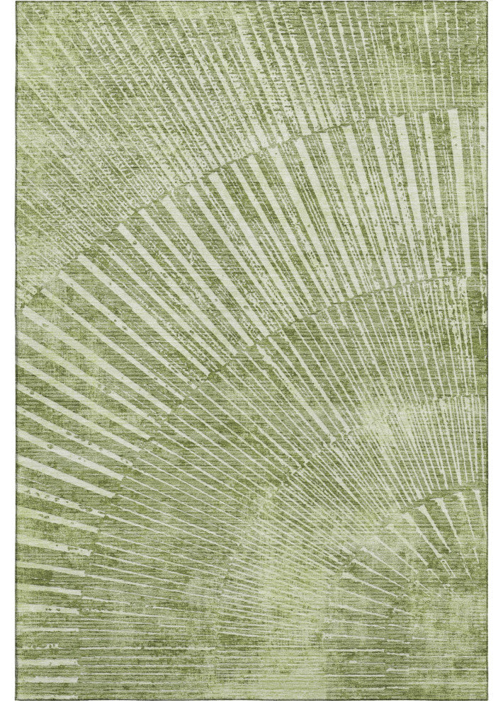 Premium Machine Washable Mayfield AMF542 Sage 9' x 12' Rug