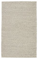 Jaipur Living Alta Handmade Solid Gray/White Area Rug, 5'x8'