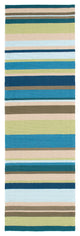 Surya Rain RAI-1208 9'x12' Rug, Lime/Teal/Brown/Taupe/Pale Blue/Navy/Bright Blue