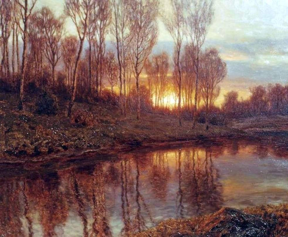 Ivan Fedorovich Choultse Sunset and River Wall Decal
