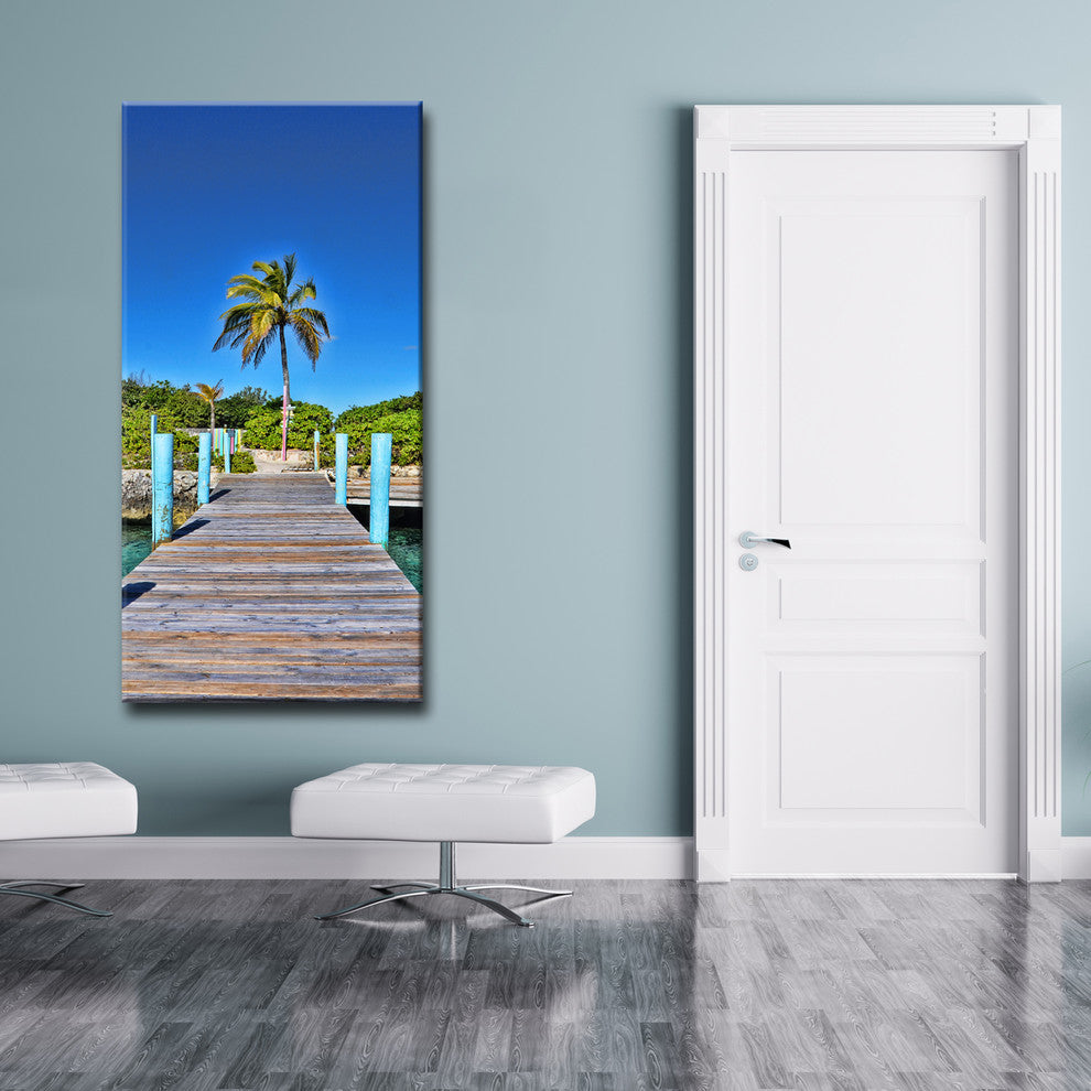 Ready2HangArt 'Rustic Palm Pier' by Christopher Doherty