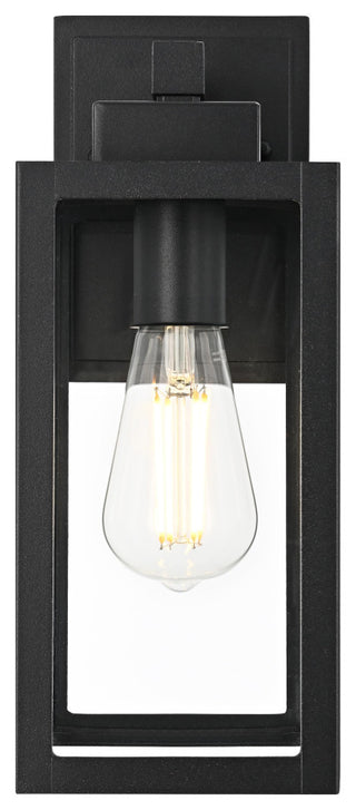 Home Living 13" Outdoor Wall sconce, Black