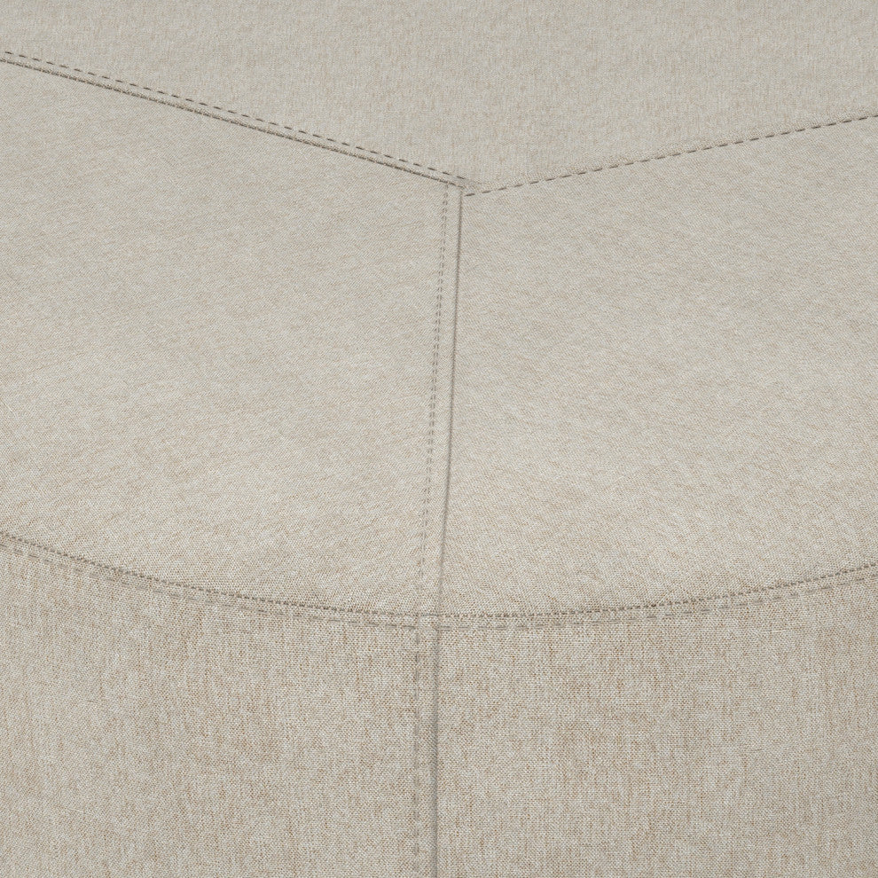 Moore Large Ottoman, Natural