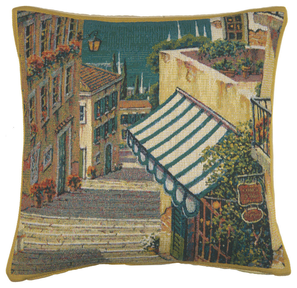 Bellagio Village I Decorative Couch Pillow Cover