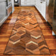 Indoor/Outdoor Stetson SS5 Spice Machine Washable 2'3" x 10' Runner Rug
