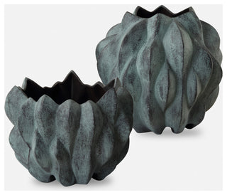 Uttermost - 18168 - Vases, S/2 - Verdant - Bronze