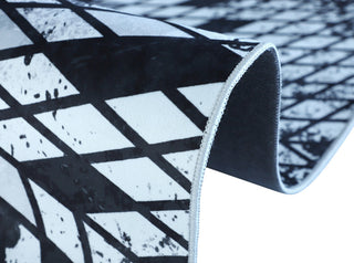 Faux Cowhide Digital Printed Patchwork Astral Sequence 6'x 9' Area Rug