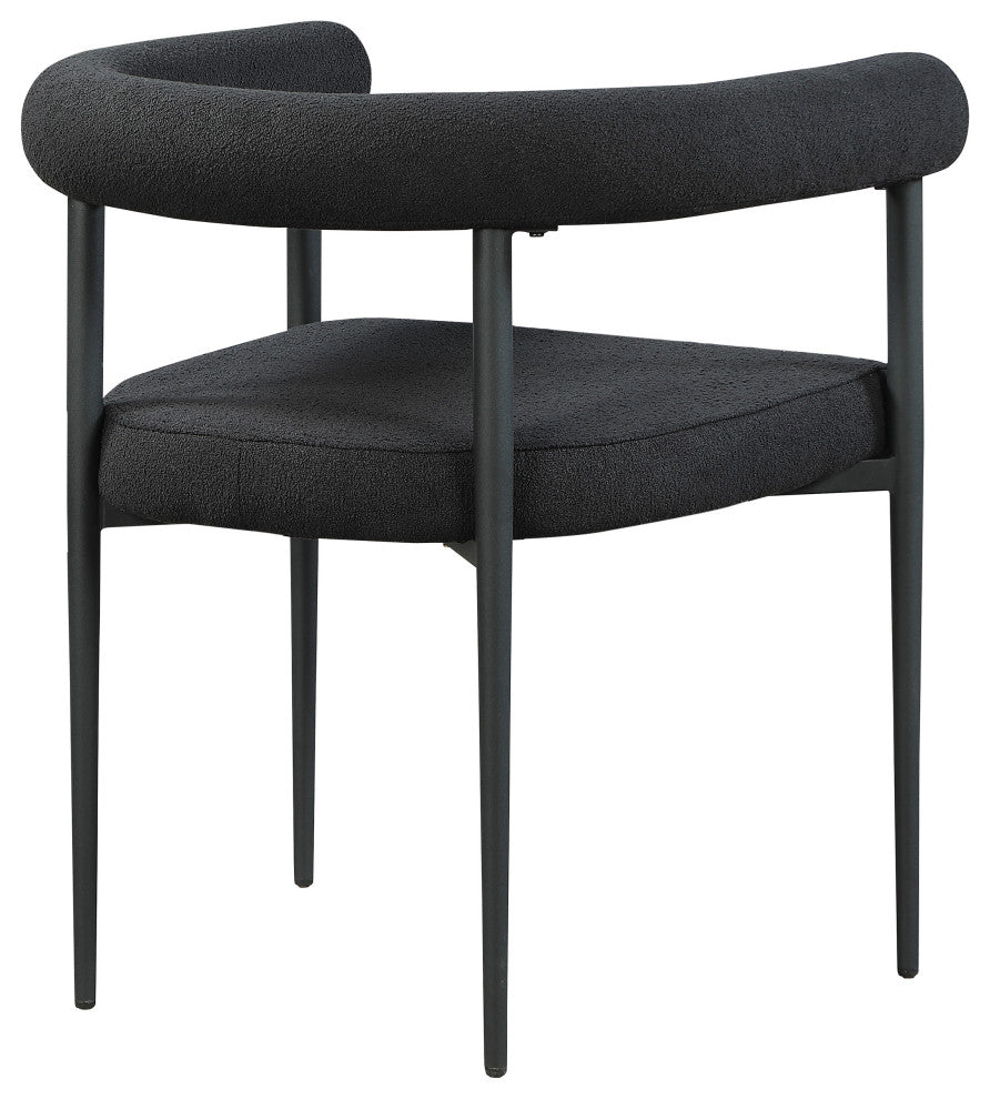 Louie Boucle Fabric Dining Chair (Set of 2)