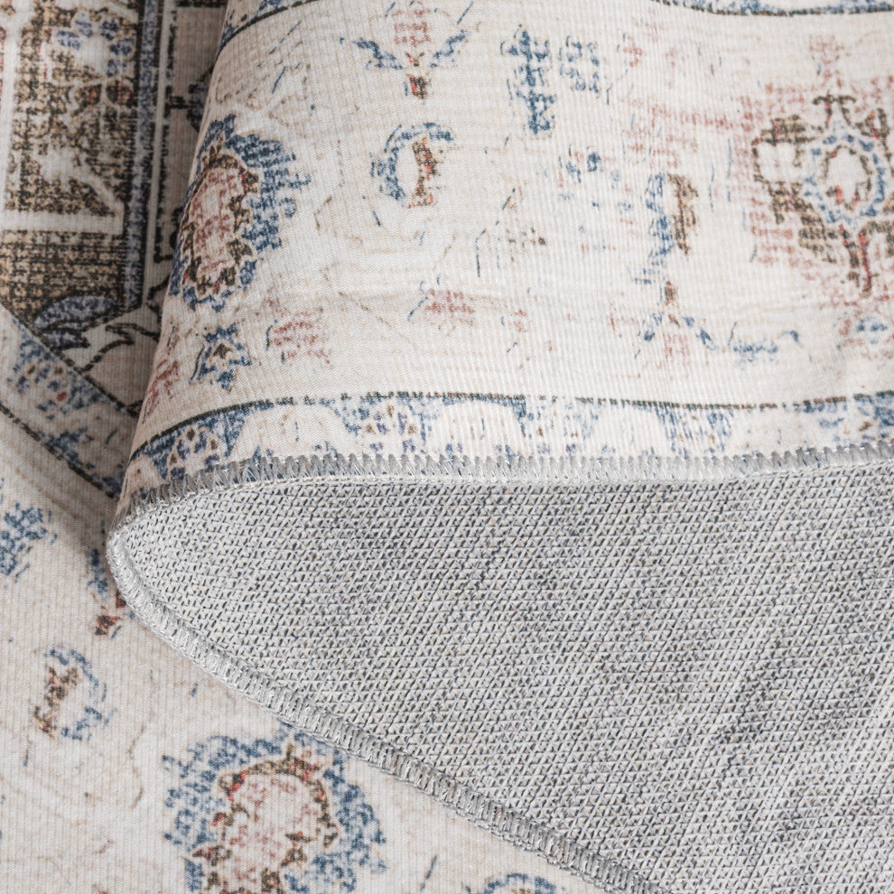 Safavieh Arizona Machine-Washable Collection ARZ109 Rug, Taupe/Beige, 9'x12'