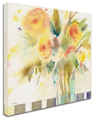 'The Striped Table' Canvas Art by Sheila Golden