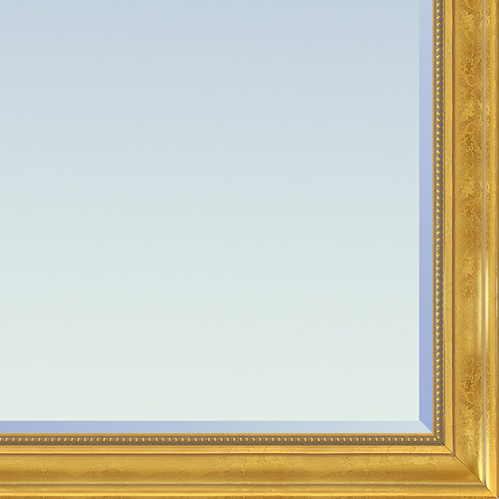La Pastiche Milan Gold Framed Mirror, 20" x 30"