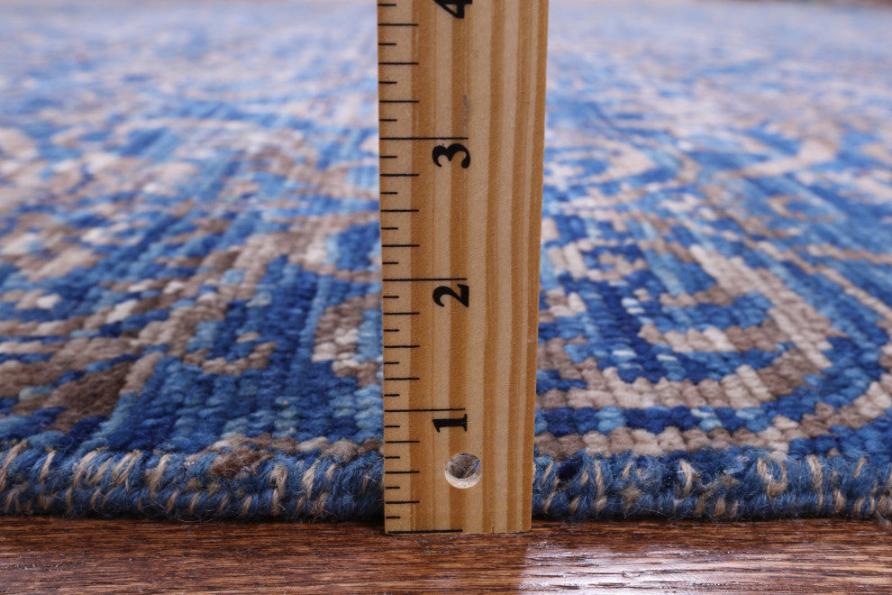 Hand Knotted Modern Wool Rug 8' 10" X 11' 11" Q8589